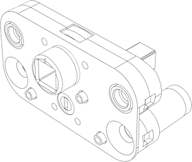 Winkhaus DK-Schlagleistengetriebe,SLG,15,1,einteilig,D7,5mm,silber,verzinkt 5098290