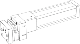 Fenster-Stanze, gerade, Länge 506mm, activPilot, SOMATEC GE, DIN Links