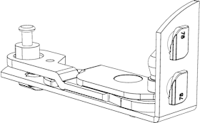 Winkhaus DK-Ecklager, verd.lieg., DIN Rechts, EL.A.SE.25-13.77.BS.RS, Stahl, Si, verzinkt 5098591