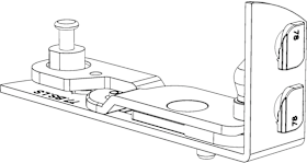 Winkhaus DK-Ecklager, verdeckt liegend, DL, EL.A.SE.25-13.77.BS.LS, STA, silber, verzinkt 5098592