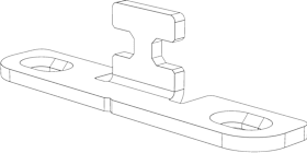 Winkhaus DK-Schließblech, SB.VBF, Stahl 5103741
