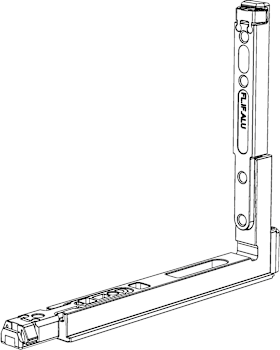 Winkhaus Flügellager, FL.IF-N.C.ALU.9, verd.lieg., DIN Links-Rechts, St, silber, verzinkt 5103025
