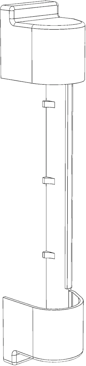 Winkhaus für Scherenband, K.SL.C, zum Aufclipsen, Kunststoff, weiß, verkehrsweiß 5113483