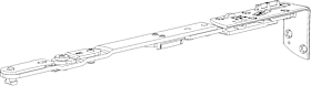Winkhaus DK-Schere,SK.IF.N,360,verdeckt liegend,DIN Links,silber 5105854