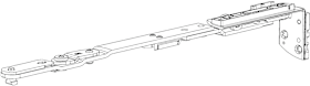 Winkhaus DK-Schere,SK.IF-N,144,verdeckt liegend,DIN Links,silber 5107544