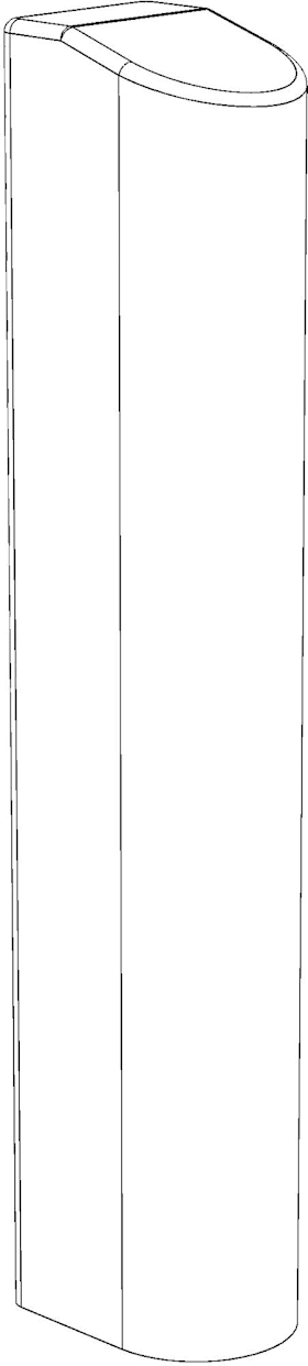 Winkhaus DF-Abd.k., f.Flügell., K.FL.C-DS, z.Aufclip., DL-R, Kunststoff, braun, graubraun 5113660
