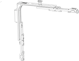 Winkhaus Fenster-Eckumlenkung activPilot E1 SBS.O.RC Stahl Holz/Kunststoff