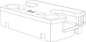 DK-Sicherheitsschließblech, SBS.K.152.S.P5, Kunststoff/Stahl, ant.gr., verzinkt