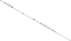 Schiebekipp-Aussteller, PPSK 2000, DR, zum Anschrauben, silber, verzinkt