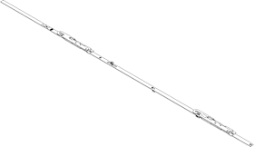 Schiebekipp-Aussteller, PPSK 2000, DL, zum Anschrauben, silber, verzinkt