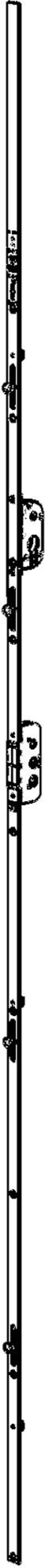 Winkhaus Drehkipp-Getriebe, GAKA.PP.2000-4, D 25mm,DIN Links-Rechts, silber, verzinkt 5102180