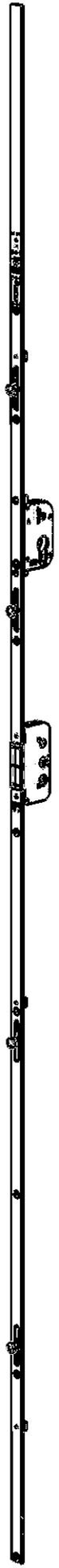 Winkhaus Drehkipp-Getriebe, GAKA.PP.2000-4, D 35mm,DIN Links-Rechts, silber, verzinkt 5102182