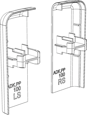 Winkhaus PS-Set Abdeckkappe, Set, PPSK.100, Kunststoff, anthrazitgrau, grau 5103551