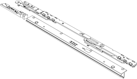 Winkhaus Parallelschiebe-Set Gleitsch.m.Haltesch., PPSK 950, Aluminium, silber, verz., rs 5104596
