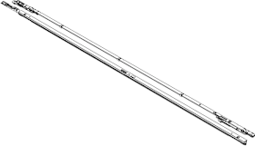 Winkhaus PS-Set Gleitschere mit Halteschiene, PPSK.ALU 2000, Aluminium, silber, verz., ls 5104611