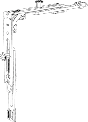 Winkhaus FT-Eckumlenkung, E11.PP, Stahl, silber verzinkt 5104772
