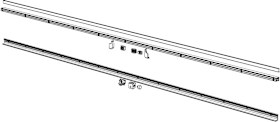 Winkhaus Parallelschiebekipp-Schienensatz, PPSK.2030, Aluminium, schwarz, lackiert 5108530