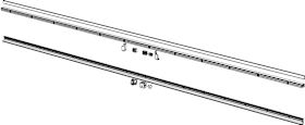 Winkhaus Parallelschiebekipp-Schienensatz, PPSK.2380, Aluminium, schwarz, lackiert 5108537