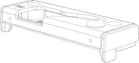 Winkhaus DK-Schließblech, PPAS.161, Stahl, silber, verzinkt 5113505