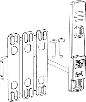 Winkhaus Fenster-Verschlusskontrolle activPilot Control, RFID, IP67, VdS C, grau Kunststoff