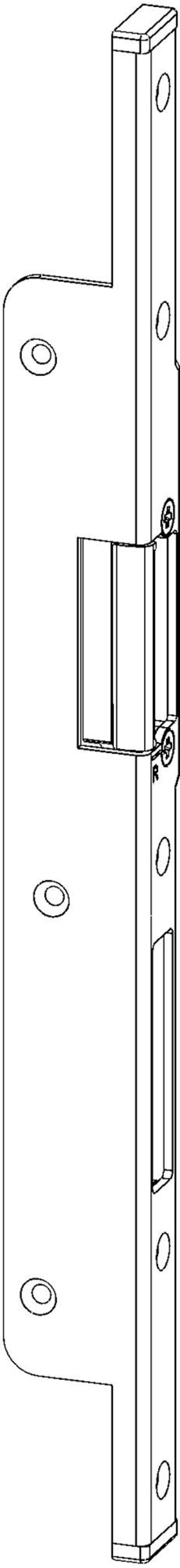 SCHLIESSBLECH SB FRA U20-W RS WEISS (1037290) 1403653