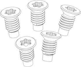 T-SET SENKSCHR. M4X8 T15 SP.VERZ. BL 5000553