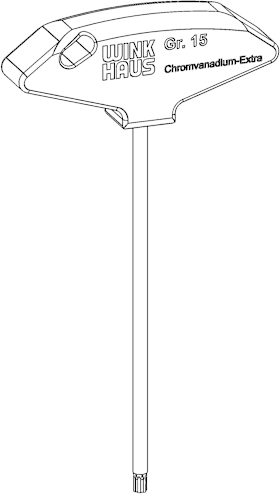 T-HT TORX-SCHRAUBENDR. T15 BLAU, 2953104 