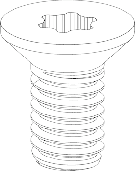 T-DIN965 M4X8 SENKSCHR. TX15 A2F LS SZ 5028709