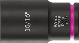 Wera Steckschlüsseleinsatz, 3/8"-Antrieb 8790 B Impaktor Deep 15/16"