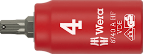 Wera Zyklop Bitnuss, 1/4"-Antrieb, Haltefunktion 8740 A VDE HF Hex-Plus 4,0 x 45 mm