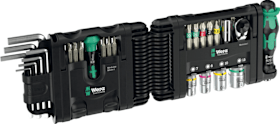 Wera Bits-Sortiment mit Ratsche + Nüssen Tool-Check Modular Set 1