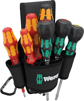 Wera Schraubendrehersatz Gürteltasche Set 2 9621