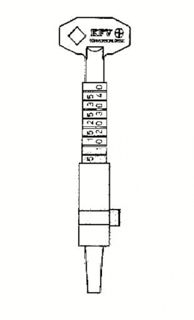Schlüssel 900/X NEUBAUTENSCHLÜSSEL