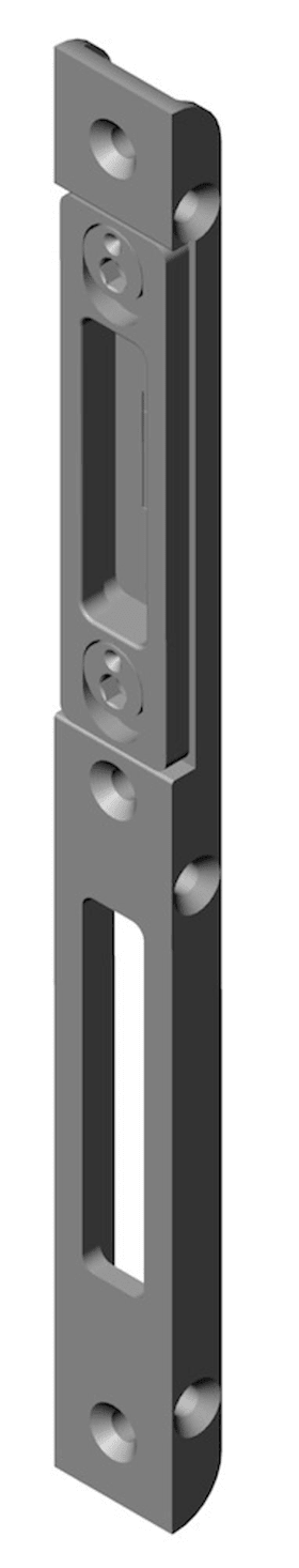 Schließblech für Wannen-Ausfräsung 19-503V/40-A