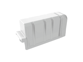 KFV Zubehör Elektro-Mechanik Abdeckkappe weiß 56x27x16 mm Schutzkontakt
