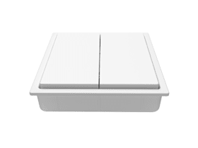 PUSHPOWER EINBAU 4-FACH-SCHALTER WEIß SL-PPI55W4K60