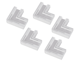 Siro Mono Eck-Verbindungsclip Set a 5 Stk. f. 8mm Stripes