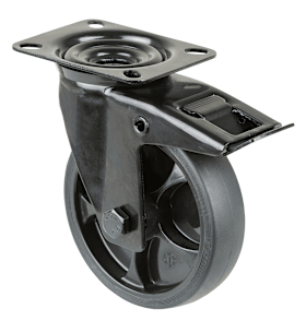 BS ROLLEN Lenkrolle mit Totalfeststeller L820.B44.126.06