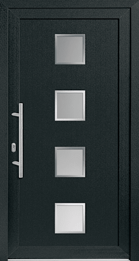 KS HAUSTÜRFÜLL. TABORI NOW 1E A:7016.167 I.9016, 900X2100X36MM 3-FACH GLAS, SATIN