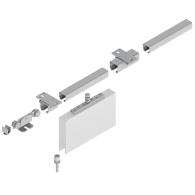 Helm Schiebetorsystem 400, Deckenmontage 400kg 4000mm VZ SP400D101400214000