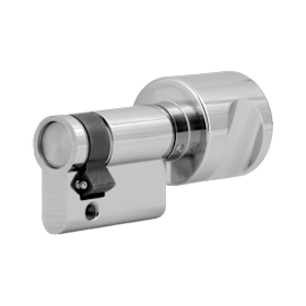 PROFIL-KNAUFHALBZYL.Z 1413 BL 55MM MMV V18254 PRÄG.WILKA RÄNDELKNAUF SCHR.M5X80