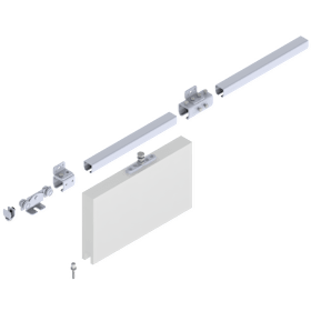 Helm Schiebetorsystem 100, Wandmontage 100kg 4000mm VZ Helm Schiebetorsystem 400, Wandmontage 400kg 4000mm VZ SP400W101400214000