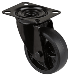 BS LENKKROLLEN L800.B44.101.06 SCHWARZ, REIFEN SCHWARZ, FELGE SCHWARZ