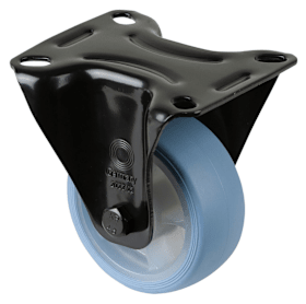 BS BOCKROLLEN L810.B44.081.05 SCHWARZ, REIFEN HELLBLAU, FELGE NATUR