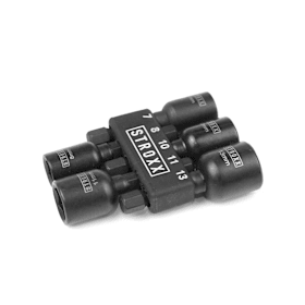 STROXX Steckschlüssel-Set mit Magnet, 5-teilig, Chrom-Vanadium-Stahl