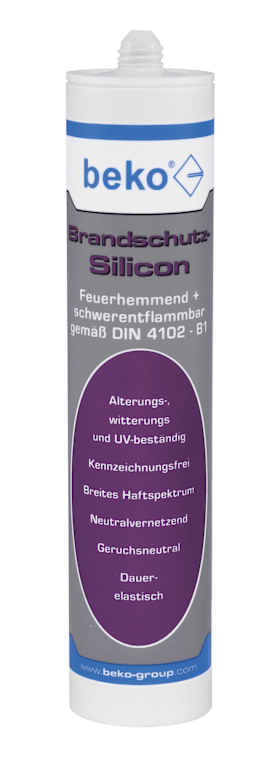 BEKO BRANDSCHUTZ SILICON 310ML KARTUSCHE GRAU 22803
