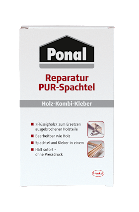 Ponal Reparatur PUR-Spachtel 177g beige/holzfarben