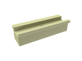 DISTANZSTUECK F.SB.RAL1020 K100 206454