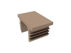 ABDECKPROFIL RAL8024 K100 209370