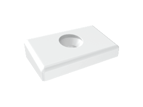 AUFLAUFBOCK F RAL9003 K100 212165